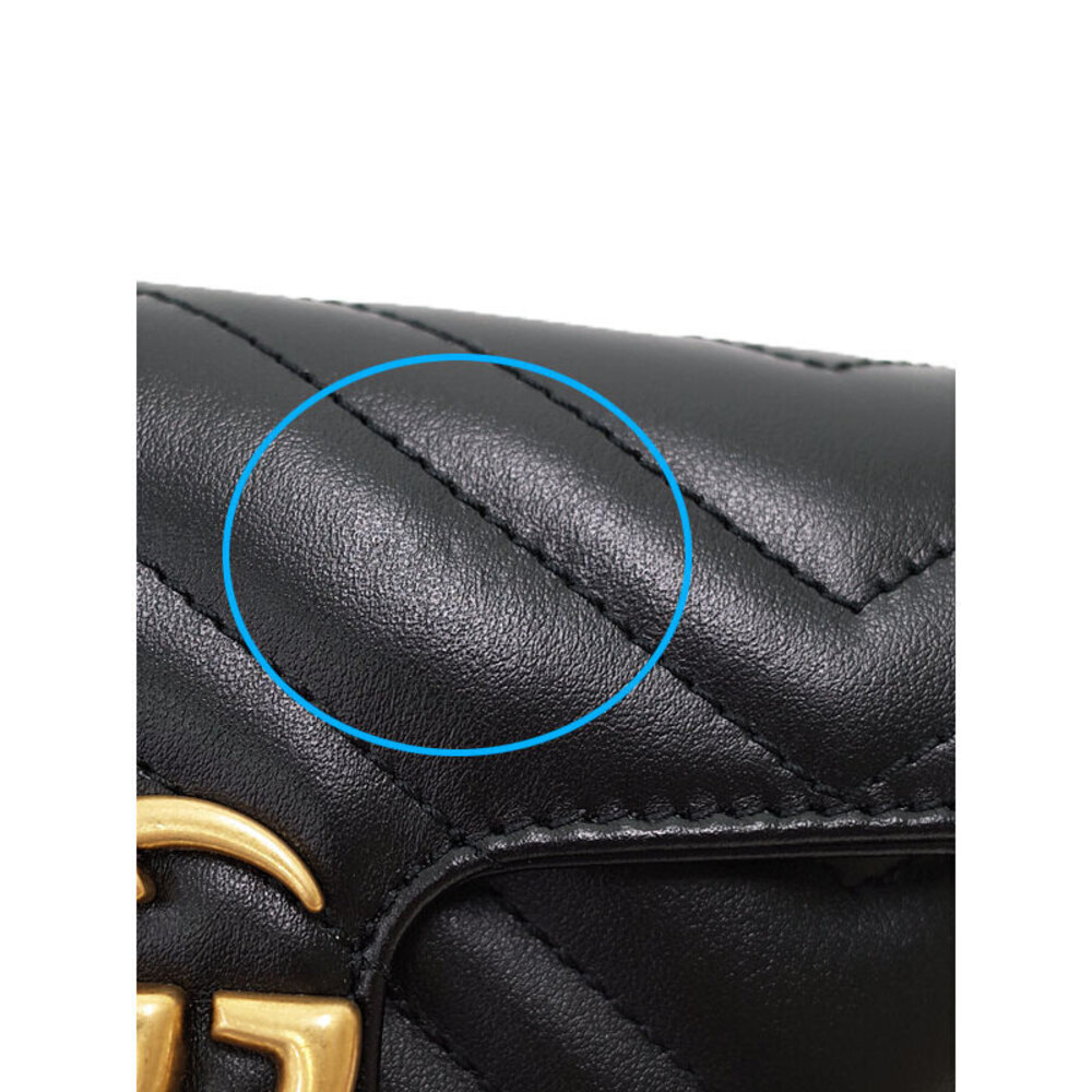 GUCCI GG Marmont Quilted Leather Super Bag Shoulder - Picture 7 of 9